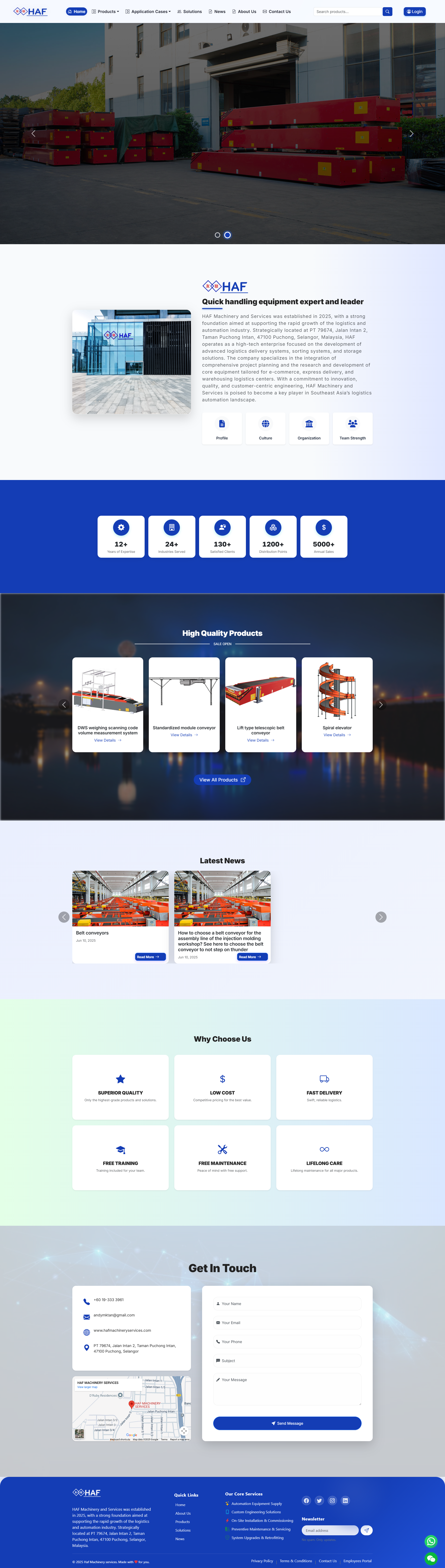 Logistics and automation industry.